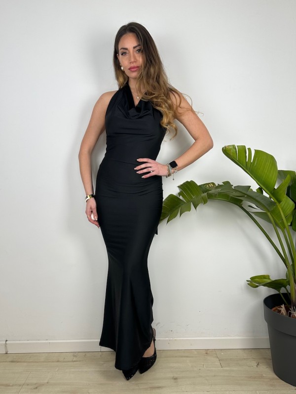 LONG DRESS SILVY NERO LONG DRESS SILVY NERO