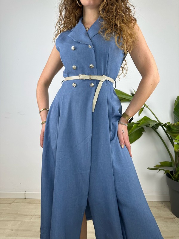 LONG DRESS HAPPY BLU LONG DRESS HAPPY BLU