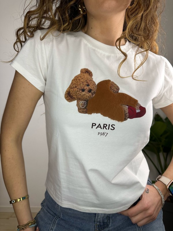 SHIRT TEDDY PARIS BIANCA SHIRT TEDDY PARIS BIANCA