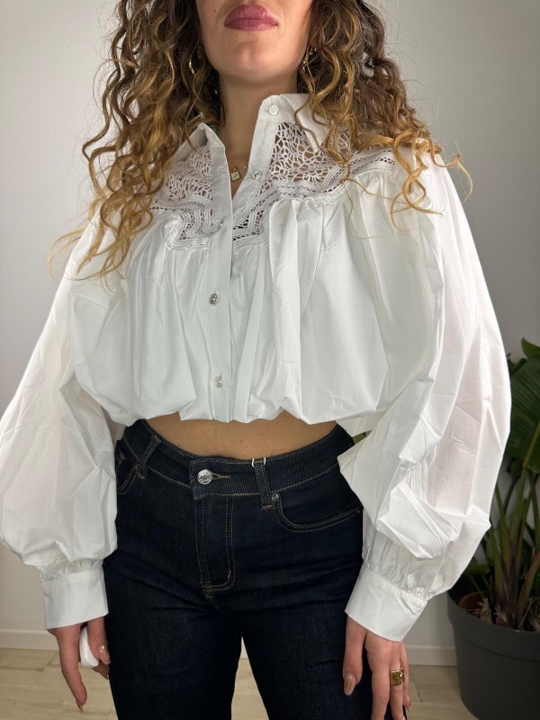 CAMICIA CROP LORENA CAMICIA CROP LORENA