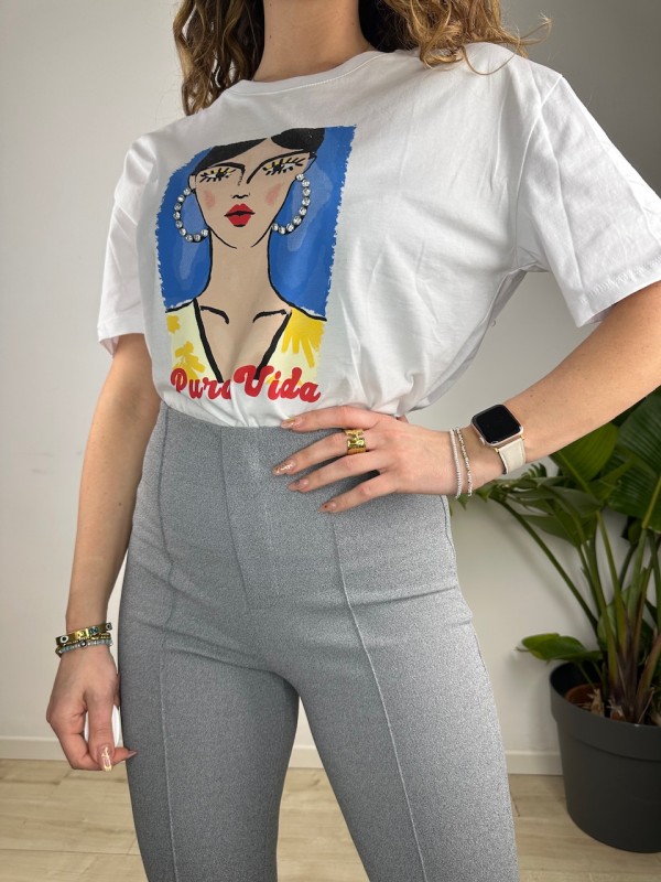 T-SHIRT HOLA LUMINA BLU T-SHIRT HOLA LUMINA BLU