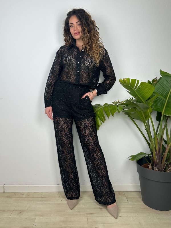 CO ORD SET PIZZO NERO CO ORD SET PIZZO NERO