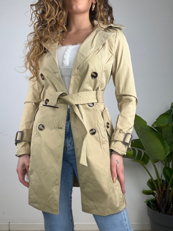 TRENCH DOPPIO PETTO CAMEL TRENCH DOPPIO PETTO CAMEL