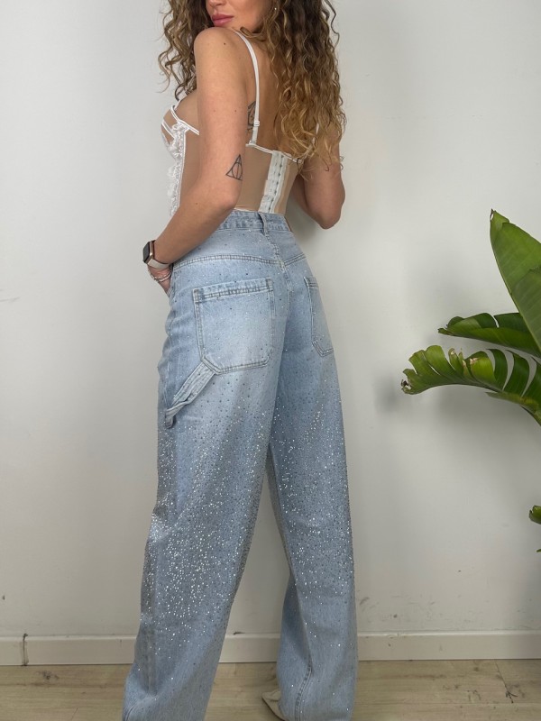 JEANS BAGGY CARPENTER BRILLANT JEANS BAGGY CARPENTER BRILLANT