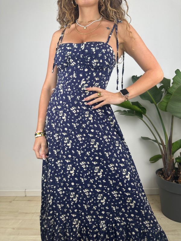 LONG DRESS BELEN BLU LONG DRESS BELEN BLU