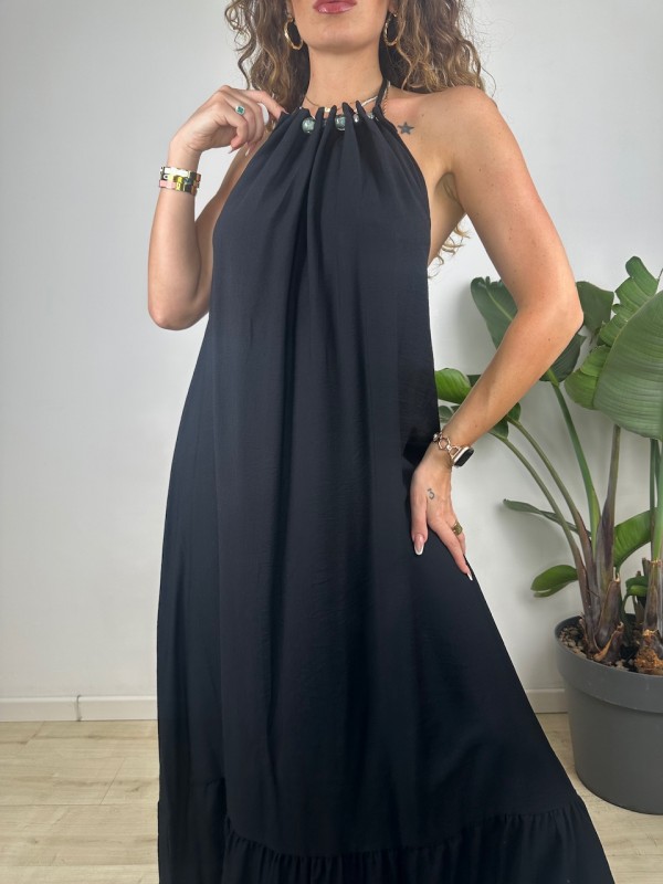LONG DRESS LAVINIA NERO LONG DRESS LAVINIA NERO