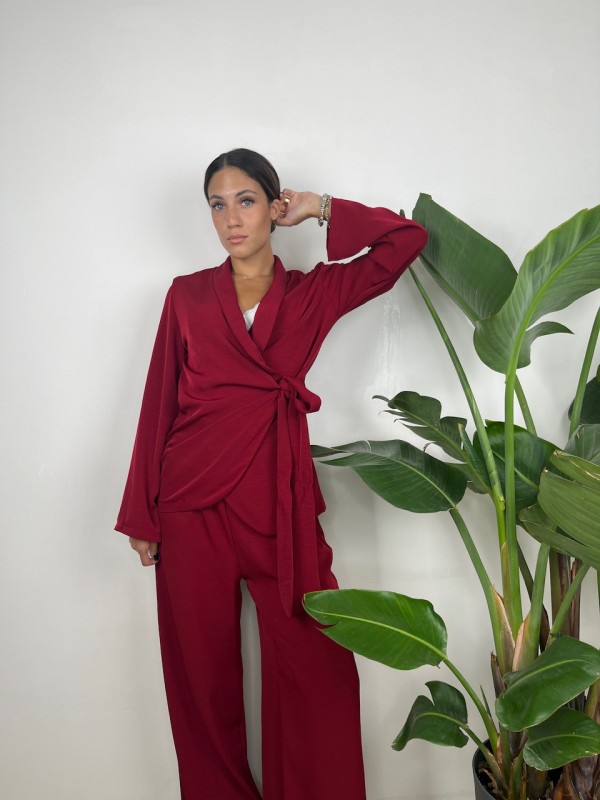 TAILLEUR FEDERICA BORDEAUX TAILLEUR FEDERICA BORDEAUX
