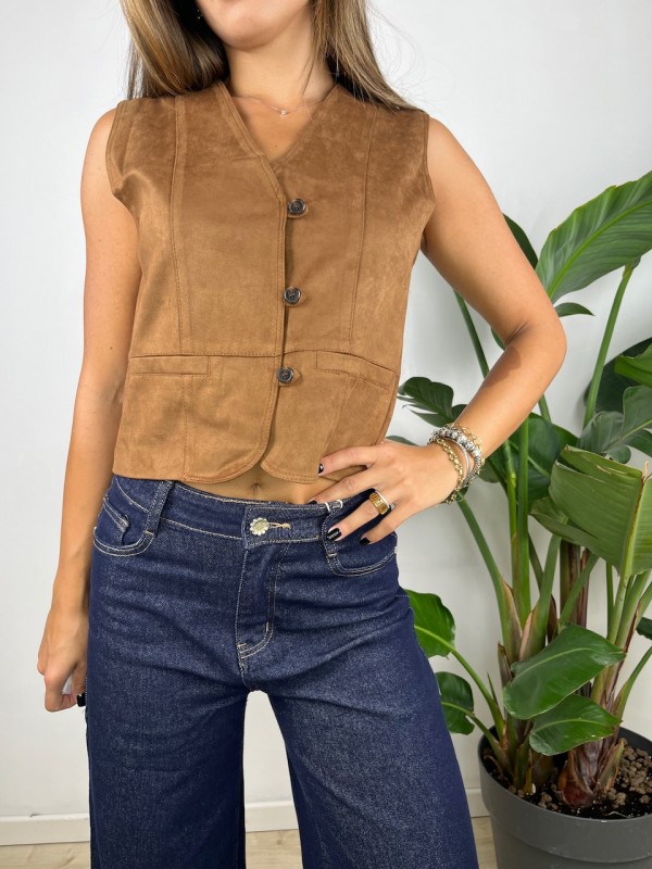 GILET GIUSY CAMEL GILET GIUSY CAMEL