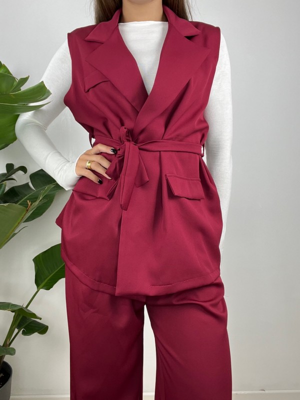 CO ORD SET GILDA PROMO BORDEAUX CO ORD SET GILDA PROMO BORDEAUX