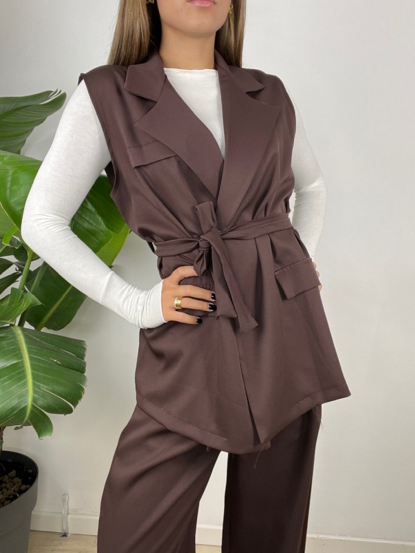 CO ORD SET GILDA PROMO MARRONE CO ORD SET GILDA PROMO MARRONE
