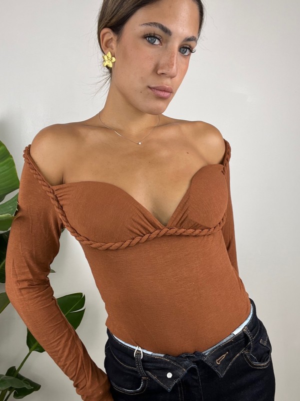 MAGLIA GENEVIEVE RUGGINE MAGLIA GENEVIEVE RUGGINE