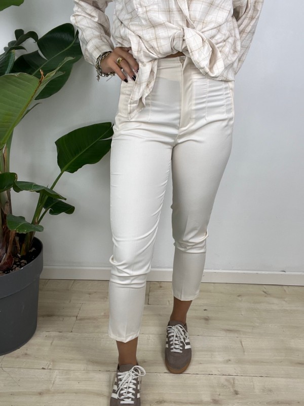 PANTALONI ZARAMODEL PANNA PANTALONI ZARAMODEL PANNA