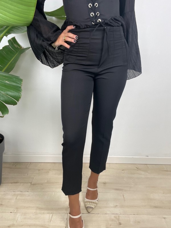 PANTALONI ZARAMODEL NERO PANTALONI ZARAMODEL NERO