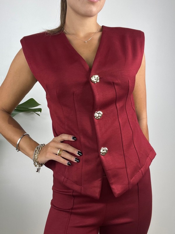CO ORD SET KLAUDIA BORDEAUX CO ORD SET KLAUDIA BORDEAUX
