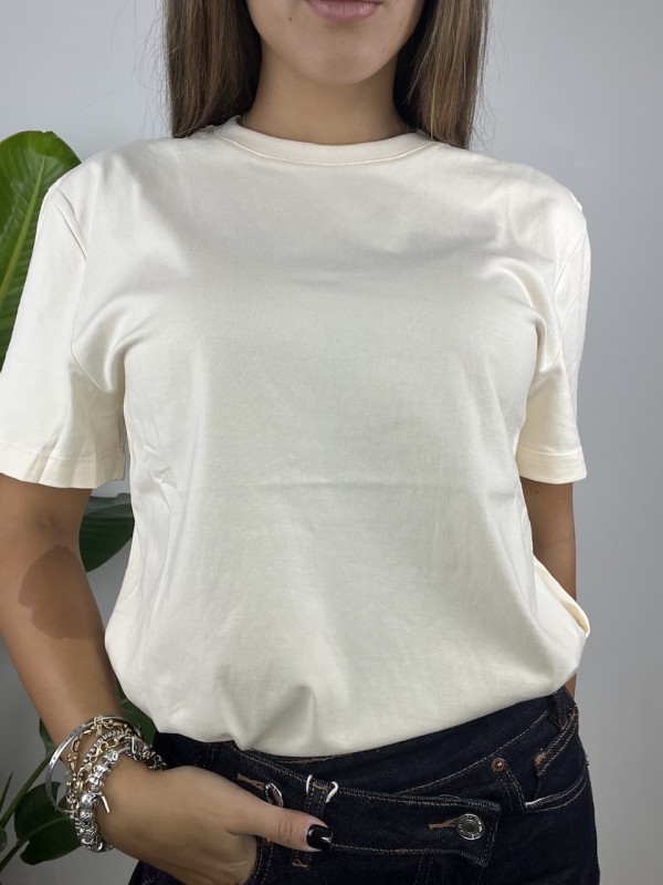 T-SHIRT LUMINA BASIC BEIGE T-SHIRT LUMINA BASIC BEIGE