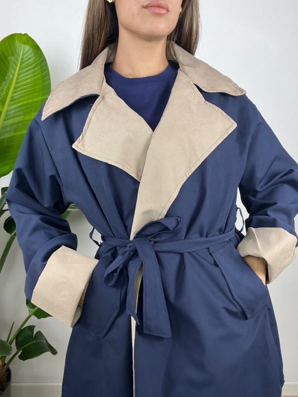TRENCH DALILA BLU TRENCH DALILA BLU