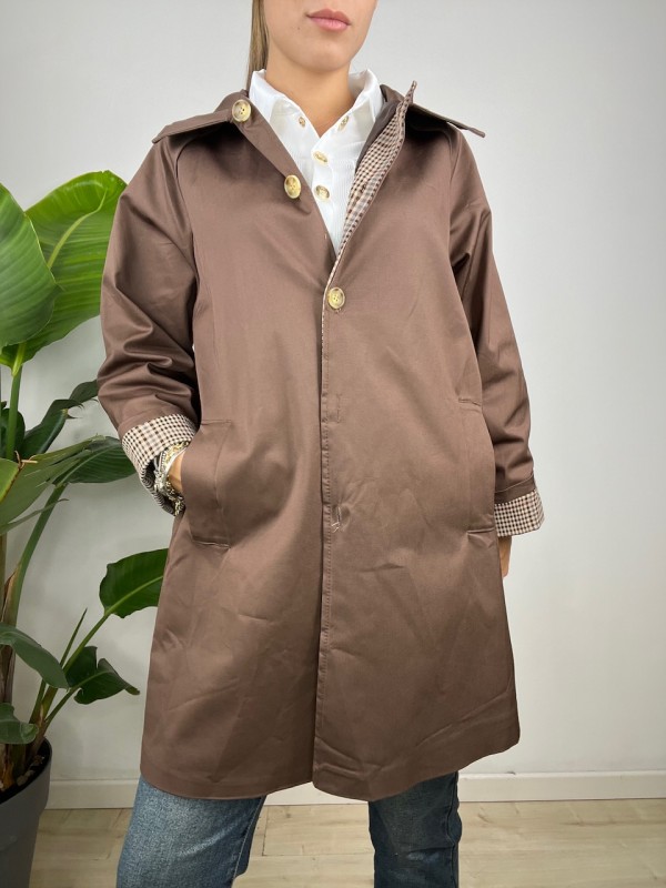 CAPPOTTO ANTIVENTO MARRONE CAPPOTTO ANTIVENTO MARRONE