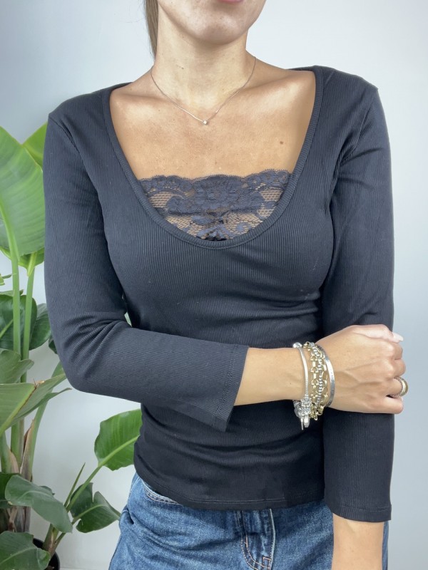 MAGLIA COSTINE LISA NERA MAGLIA COSTINE LISA NERA