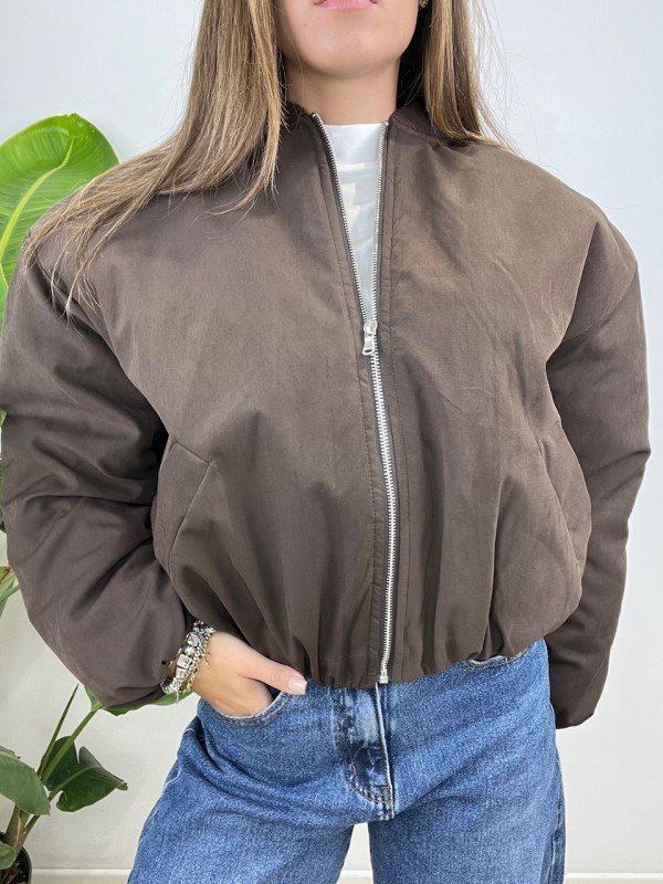 BOMBER COLLEGE LUMINA MARRONE BOMBER COLLEGE LUMINA MARRONE