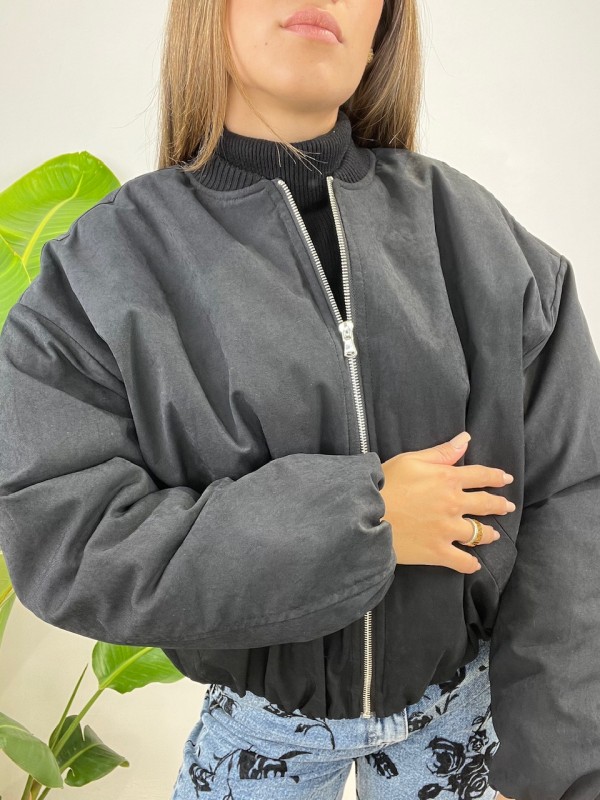 BOMBER COLLEGE LUMINA NERO BOMBER COLLEGE LUMINA NERO