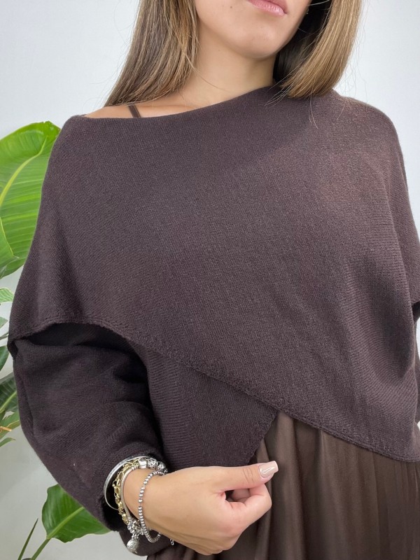 LONG DRESS VELY MARRONE LONG DRESS VELY MARRONE