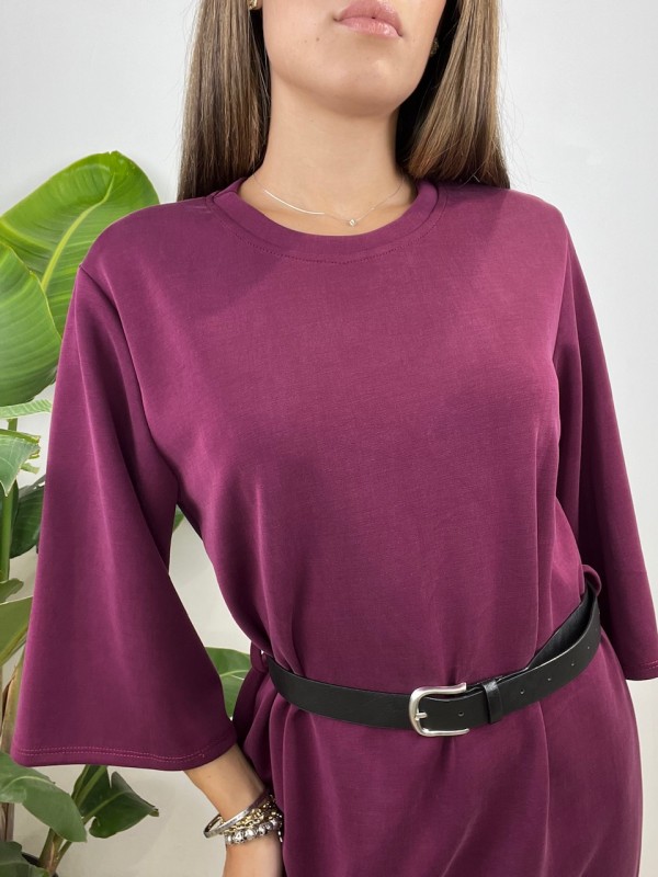 DRESS MONICA BORDEAUX DRESS MONICA BORDEAUX