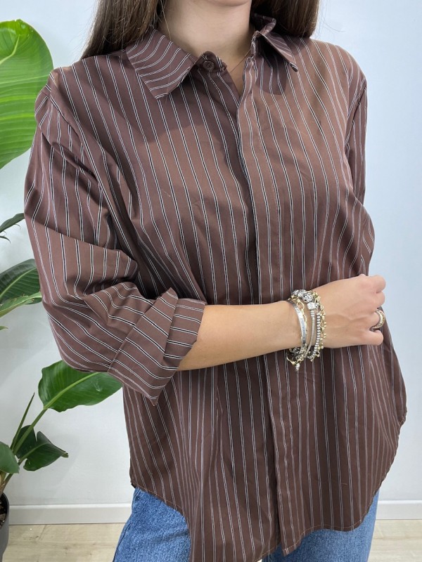 CAMICIA GIOVY MARRONE CAMICIA GIOVY MARRONE