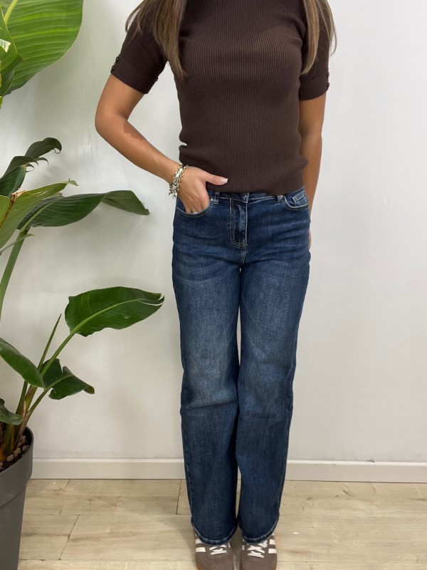 JEANS WIDE LEG MEDIO JEANS WIDE LEG MEDIO