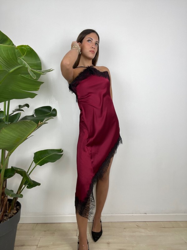 DRESS SOPHIA BORDEAUX DRESS SOPHIA BORDEAUX