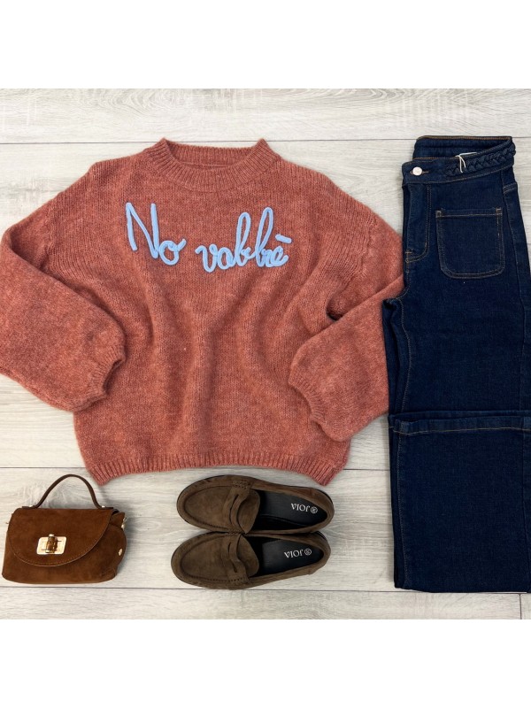 PULLOVER NO VABBè SALMONE PULLOVER NO VABBè SALMONE
