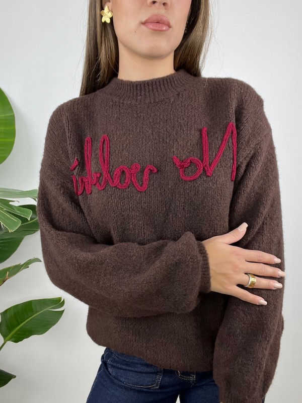 PULLOVER NO VABBè MARRONE PULLOVER NO VABBè MARRONE