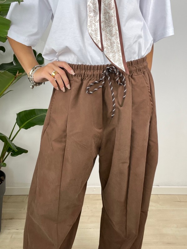 PANTALONI MANU JUST WEST CIOCCOLATO PANTALONI MANU JUST WEST CIOCCOLATO