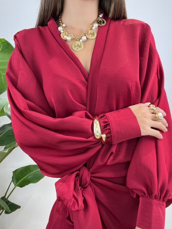 DRESS CRUDELIA BORDEAUX DRESS CRUDELIA BORDEAUX