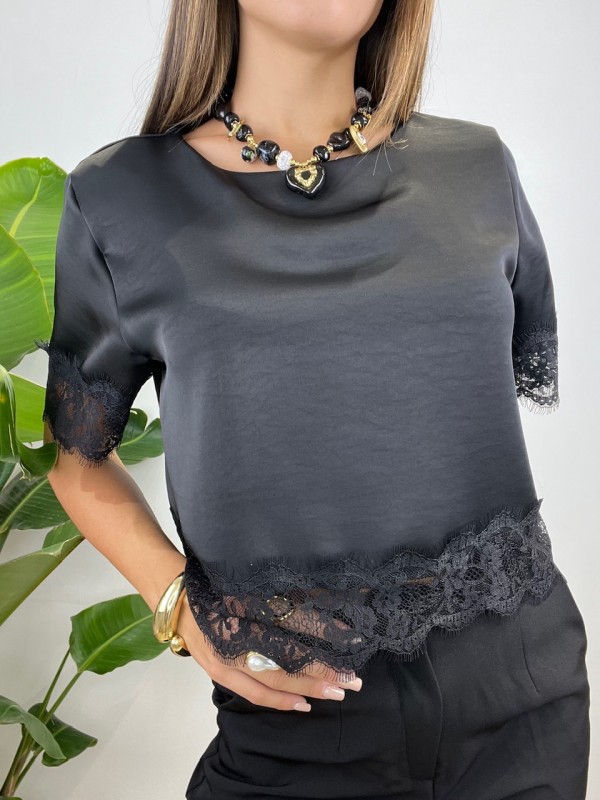 MAGLIA FELICIA NERA MAGLIA FELICIA NERA
