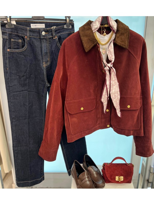 JACKET FLORA BORDEAUX JACKET FLORA BORDEAUX