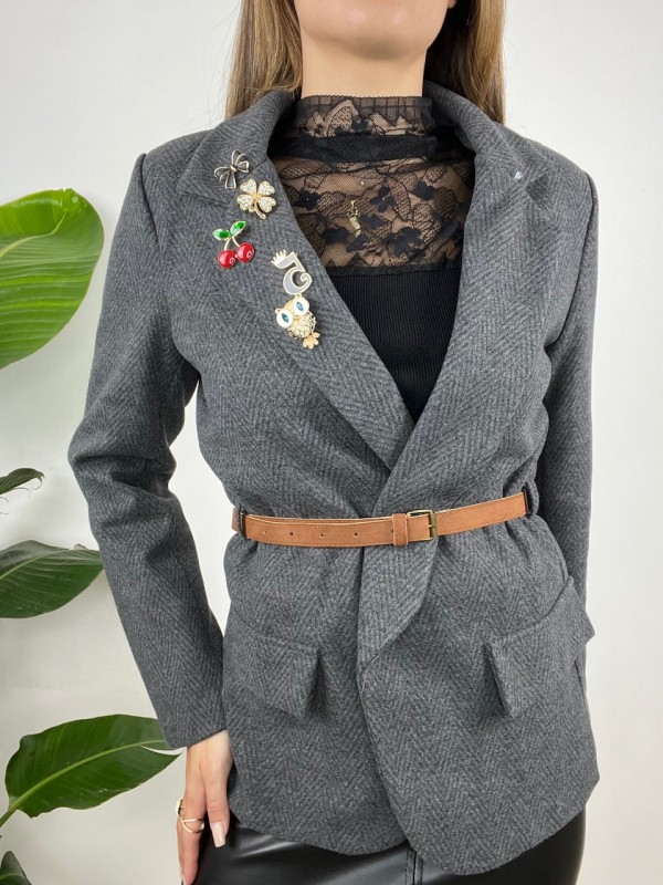 BLAZER VERONIKA GRIGIO BLAZER VERONIKA GRIGIO