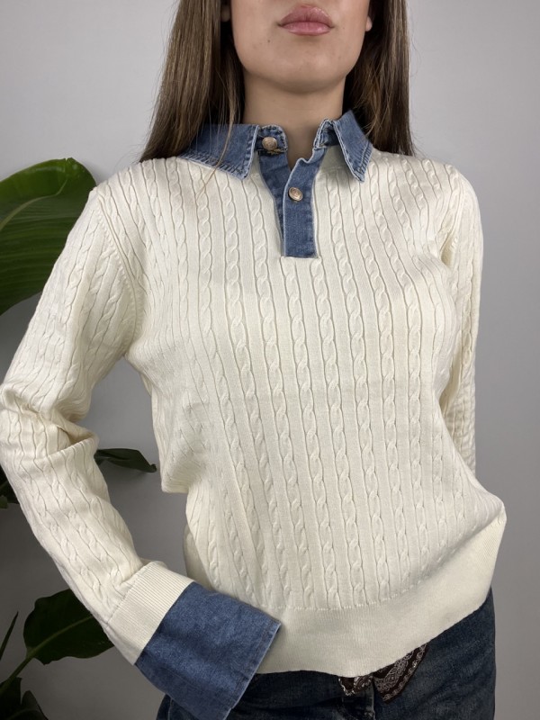 PULLOVER POLO JESSICA PANNA PULLOVER POLO JESSICA PANNA