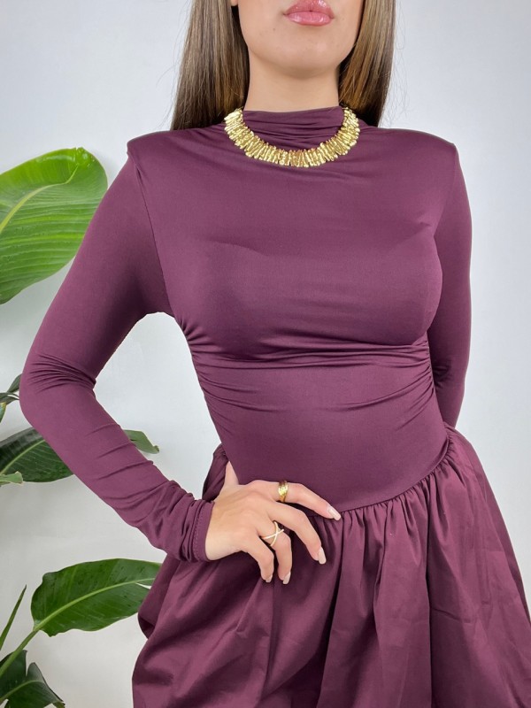 DRESS VITTY BORDEAUX DRESS VITTY BORDEAUX