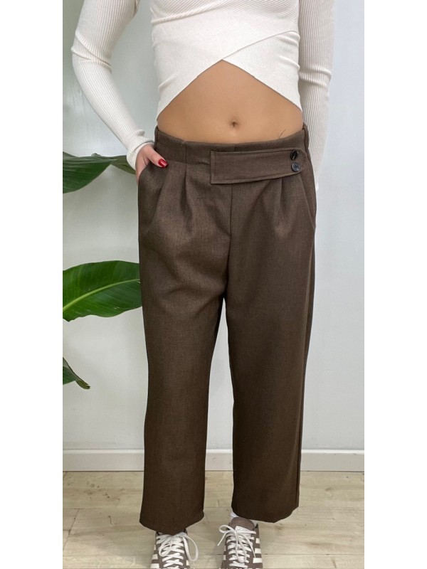 PANTALONI GIULY MARRONE PANTALONI GIULY MARRONE