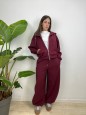 PANTALONI TUTA BALLOONS LUMINA BORDEAUX