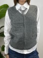 GILET + CAMICIA + CRAVATTA GRIGIO