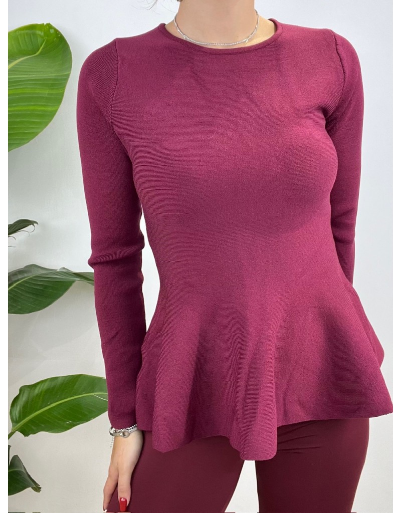 MAGLIA SEBAL BORDEAUX