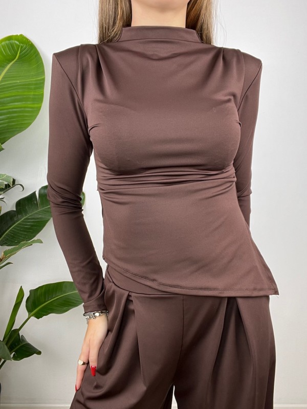 CO ORD SET LYCRA SANSY MARRONE CO ORD SET LYCRA SANSY MARRONE