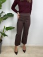 PANTALONI MONICA MARRONE
