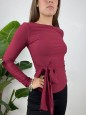 MAGLIA VERONICA BORDEAUX
