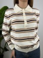PULLOVER POLO GRAZIA BIANCA CAMEL