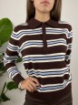 PULLOVER POLO GRAZIA MARRONE