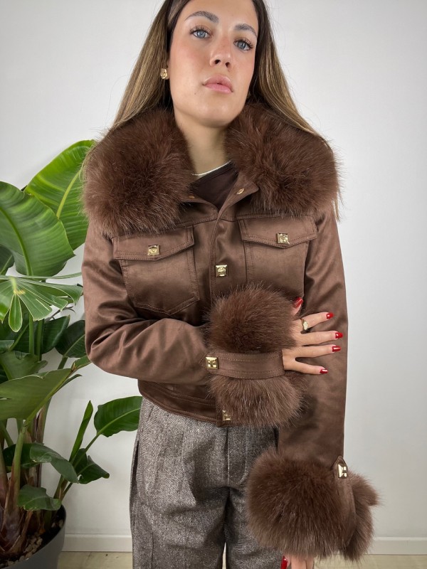 GIUBBINO SANSY MARRONE GIUBBINO SANSY MARRONE