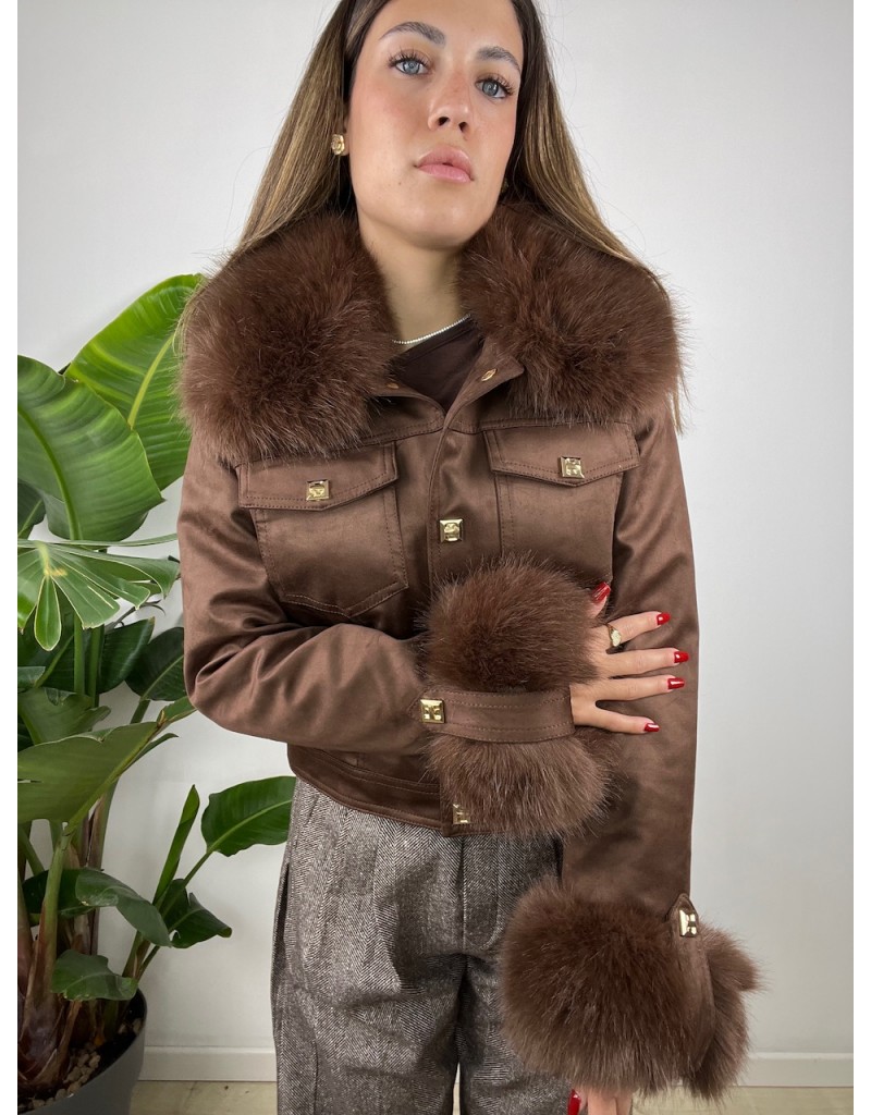 GIUBBINO SANSY MARRONE