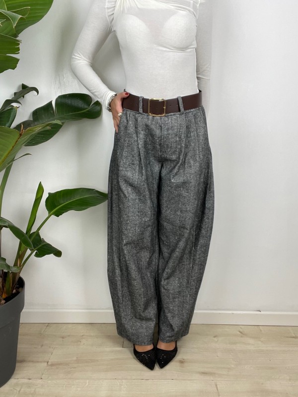 PANTALONI PATRIZIA NERO PANTALONI PATRIZIA NERO